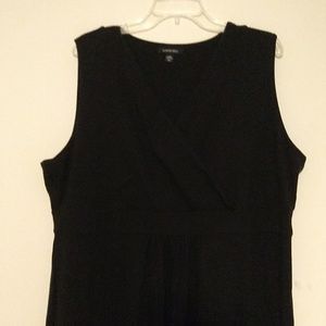 Lands End maxi dress black 2x 20w
